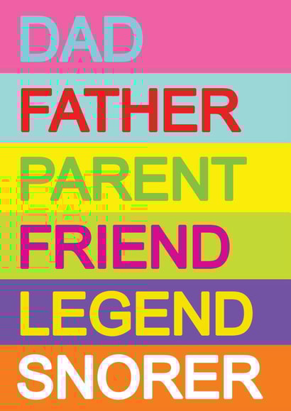 The Legend, The Snorer! created by Krap Kards