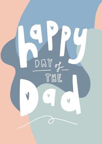 Happy day of the Dad Fathers' day card created by Nicola Scott