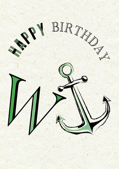 Happy bithday W-anchor created by Quitting Hollywood