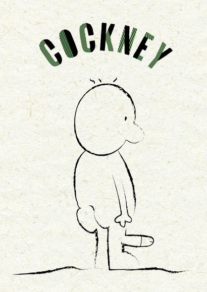 Cockney Card created by Quitting Hollywood