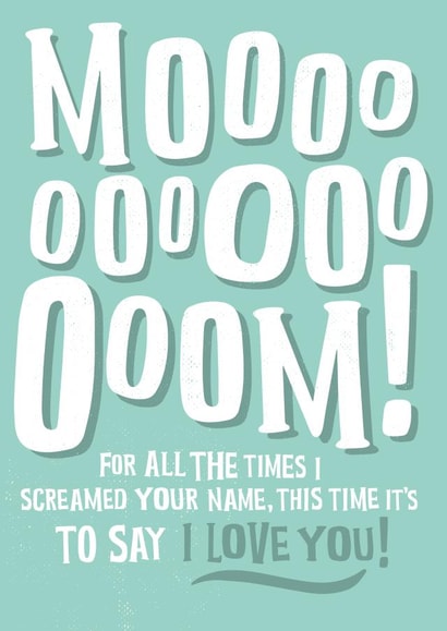 Funny Mother's Day Card - Birthday Thank You Card for Mothers created by Laurent Collective