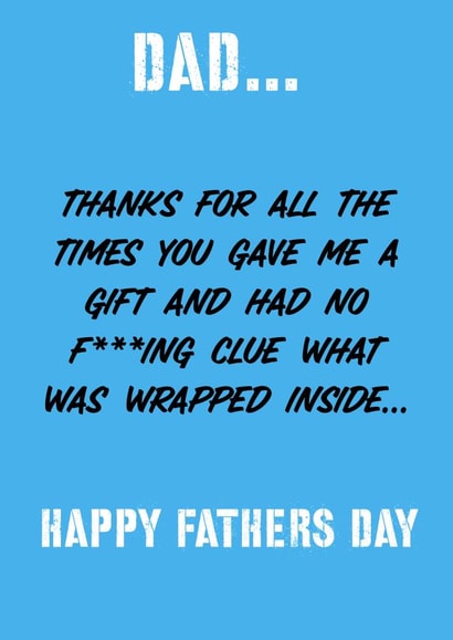 Fathers Day Gift card created by Party Piece Designs