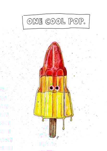 Cool, cute Fathers Day card created by JOKstudios