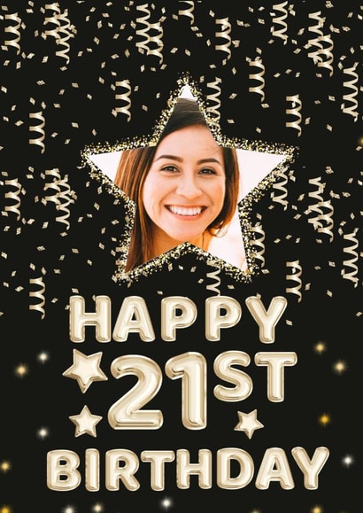 21st Birthday Photo Card created by Marie Goodchild