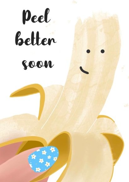 funny feel better soon card created by Sarah Stephenson
