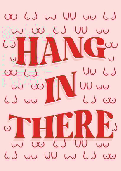 Send a smile with this Hang in There card! - Card for friend - Gentle Humour created by Kitty Strand