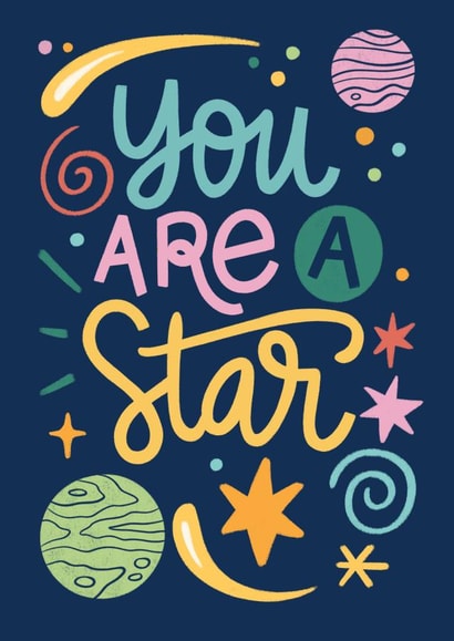 You are a star created by Natalia Gonzalez