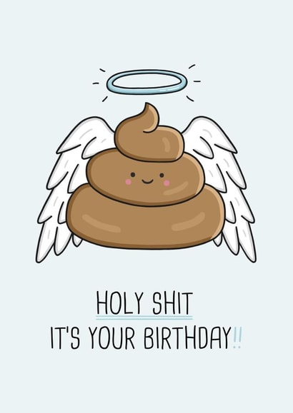 Holy Shit It's Your Birthday created by Simply Wild Cards