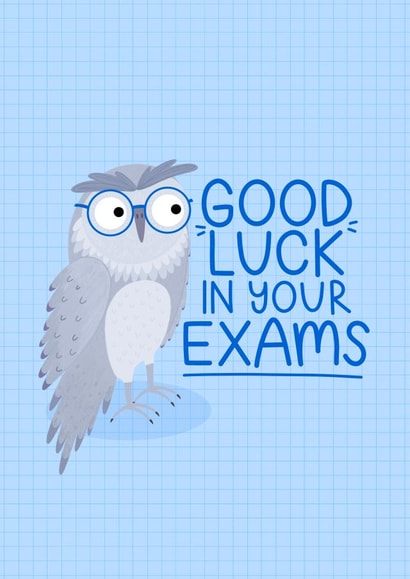 Good Luck in your Exams created by Ludicrous Prints