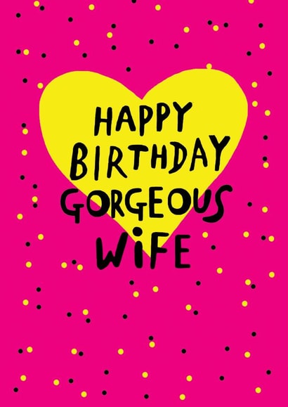 Birthday gorgeous wife created by Earlybird