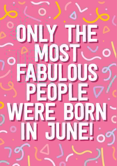 June Birthday Card for fabulous friend created by Blush & Blossom 