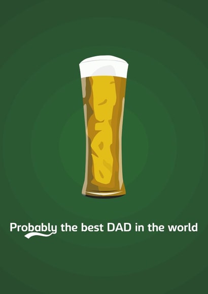 Best Dad - Carlsberg Beer created by Cheers to That!