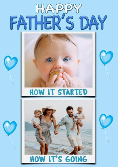 dad meme Father's Day Personalised Photo Card 13117 created by ShortRound888