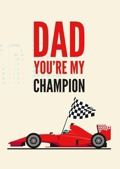 F1 Father's Day Card created by Diva Doodle Designs