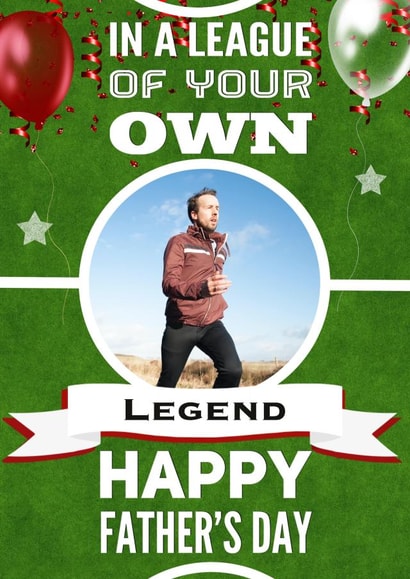 League of your Own Photo Card created by Kerrylovescards