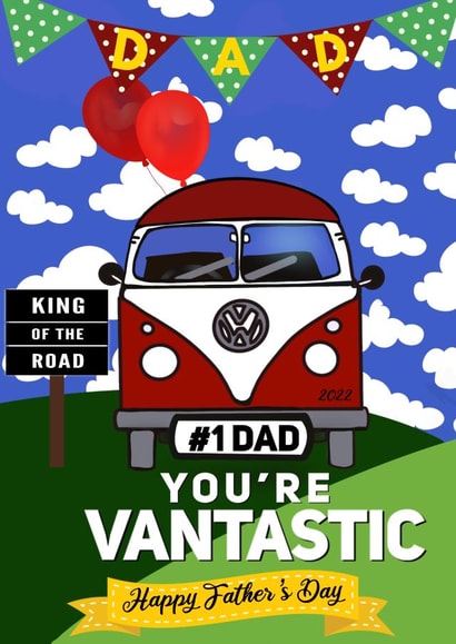 Dad You’re Vantastic created by Kerrylovescards