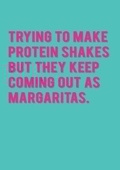 Coming Out as Margaritas Humour Card created by Redback Cards