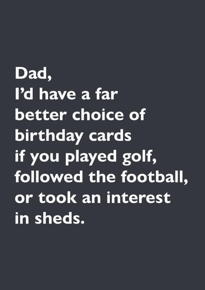 Funny Atypical Dad Birthday Card created by whimsical AF