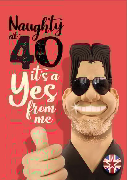 You’ve got talent at 40. Funny 40th birthday card created by The Supermodels