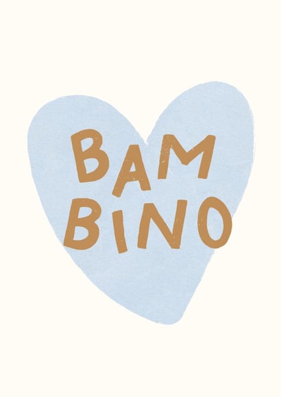 Bambino - New Baby Boy Card created by Studio Mads