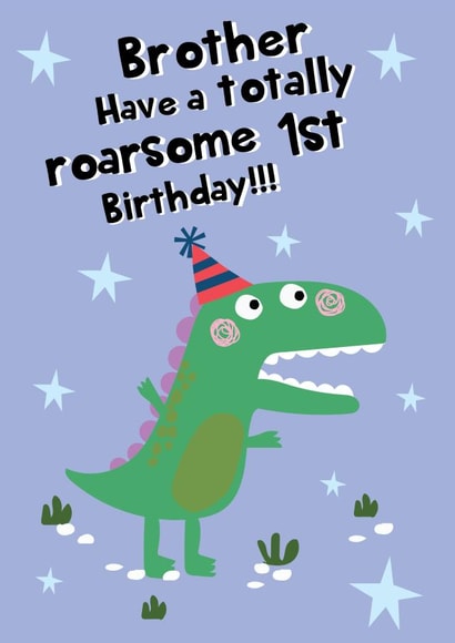 Brother 1st Birthday Card created by @Laura Lonsdale Designs