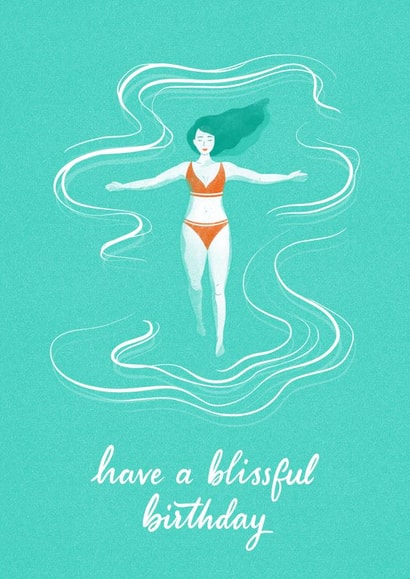 Blissful birthday created by Salty Siren Studios