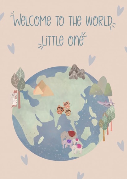 Welcome to the world little one created by Sherbet Lemons