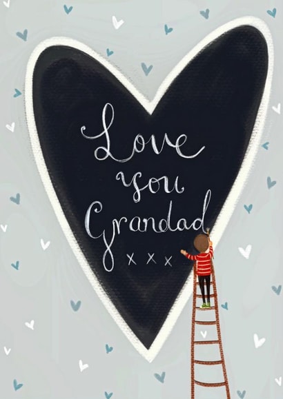 Love you Grandad created by Love Lucy Illustration
