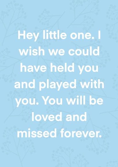 Baby Loss Miscarriage Sympathy Card created by Scribbled Squirrel