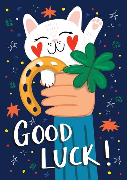 Good Luck Charms Card created by NICHOLA COWDERY ILLUSTRATIONS 