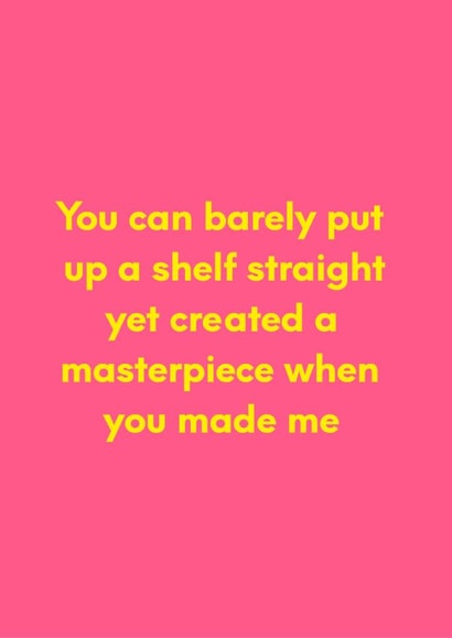 Created a Masterpiece Father's Day Card created by Elaine Miles