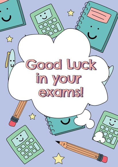 Good Luck In Your Exams created by @Laura Lonsdale Designs