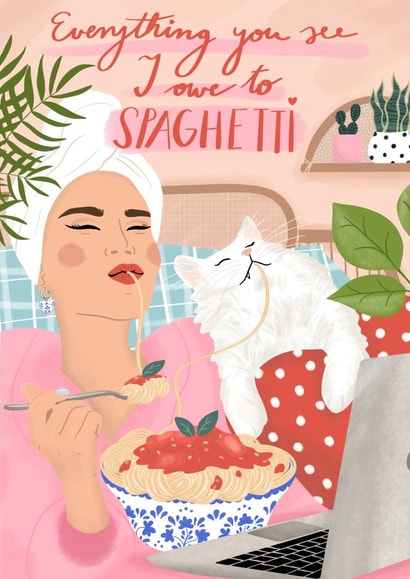 Everything you see I owe to spaghetti created by Monsieur Dorian