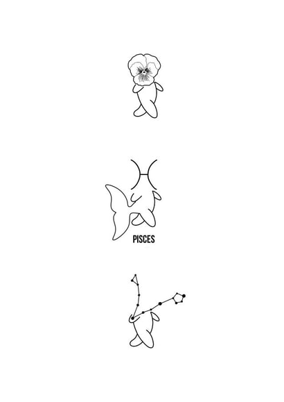 Pisces Birthday Card created by Iesha Lena