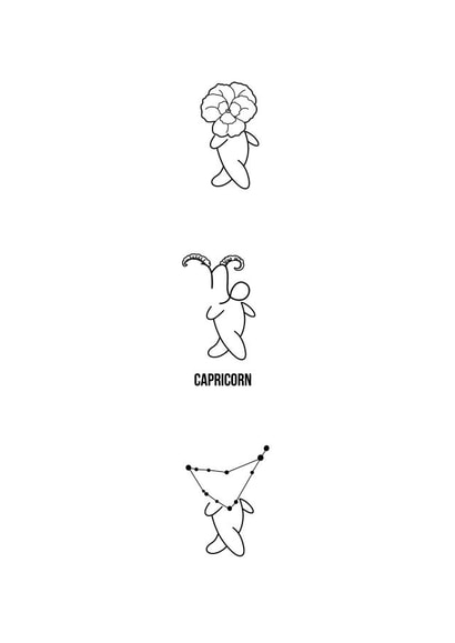 Capricorn Birthday Card created by Iesha Lena