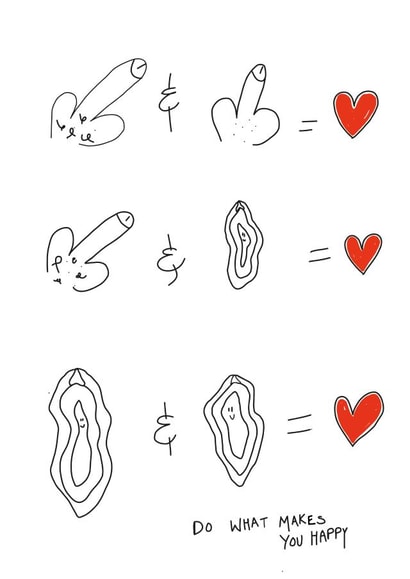 All Love is Love - Funny infographic card created by Colourful Kardz