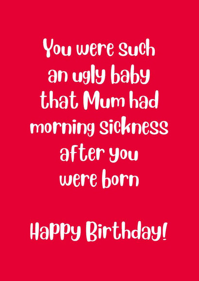 Ugly Baby - Siblings created by Codfish Design