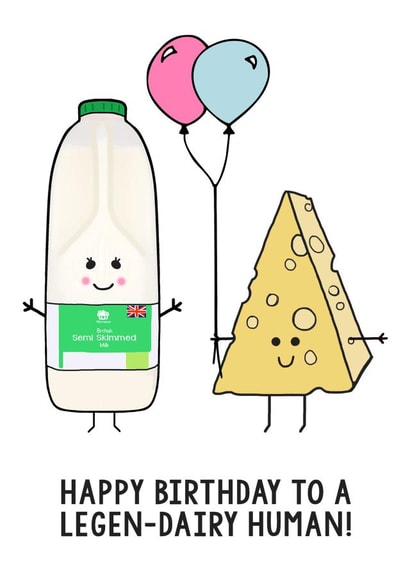 Legendary Human Birthday Card created by Of Life & Lemons Ltd.