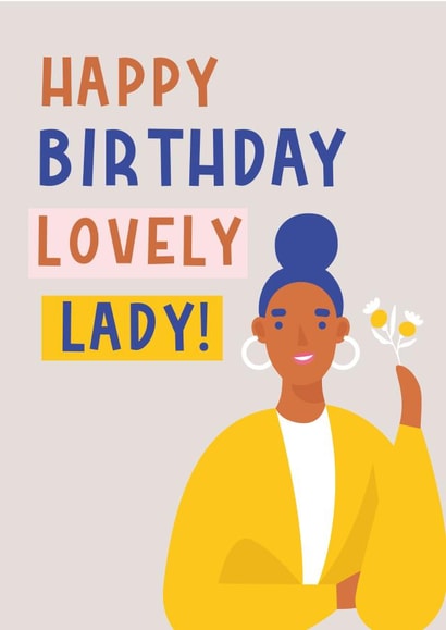 Happy Birthday Lovely Lady created by Doodlelove