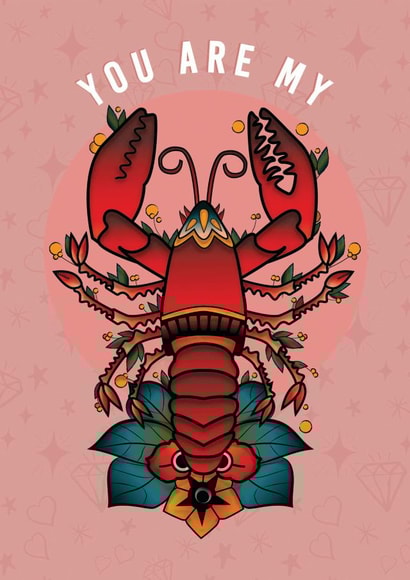 You Are My Lobster Card created by Bower
