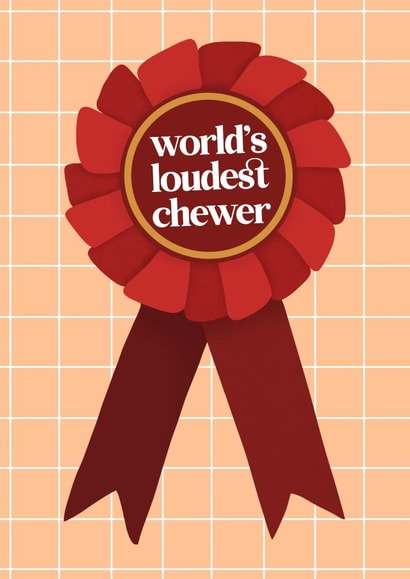 World's Loudest Chewer created by Pink + Pip