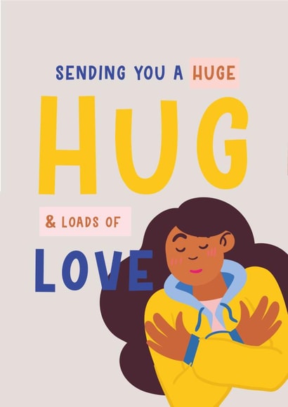 Huge Hug Thinking of You Card created by Doodlelove