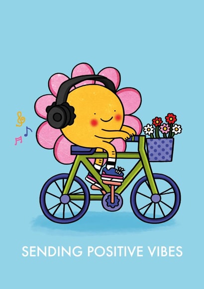 Sending Positive Vibes Card created by Emelia Brooks
