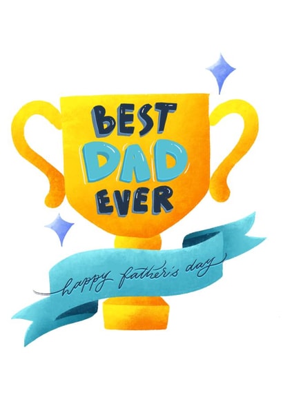 Best dad ever trophy created by IcyCard