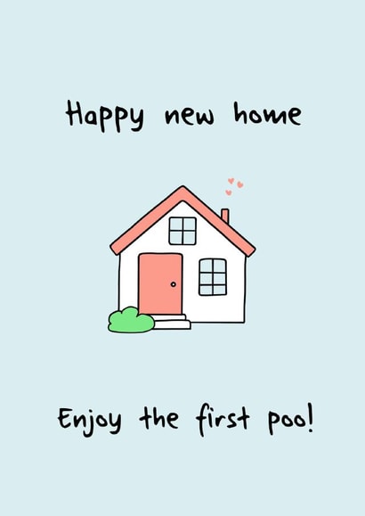New home, first poo! created by @THAT LITTLE CARD SHOP