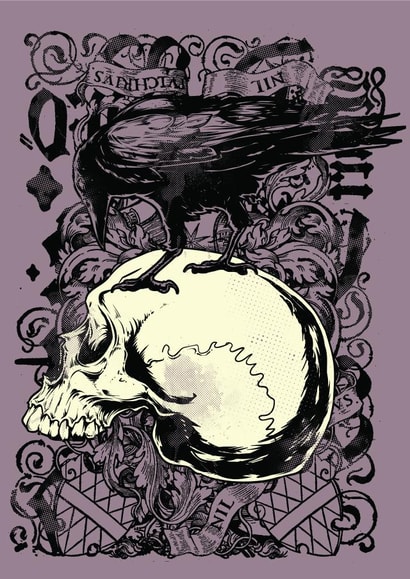 Quoth the Raven created by Mel @ DeadHead Designs