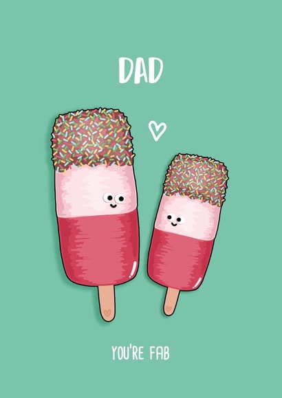 Fab dad  created by Back to the drawing board illustration 