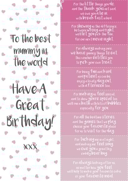 Happy Birthday Mummy created by Rhymes To Remember