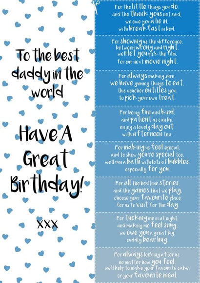 Happy Birthday Daddy created by Rhymes To Remember