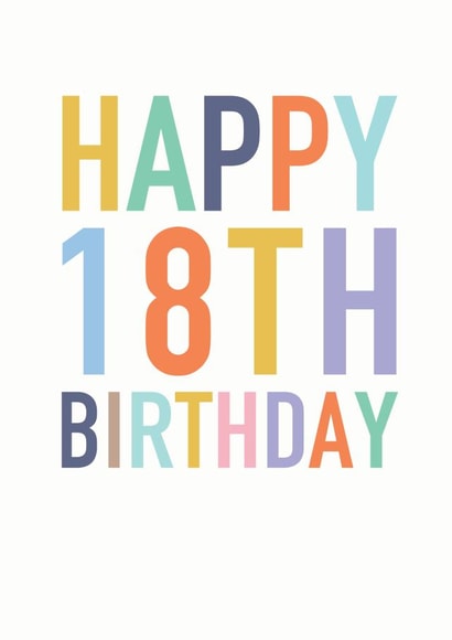 Happy 18th Birthday created by Studio 9